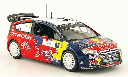 Citroen C4 WRC 2008 1/43 Norev no.1 loeb elena tour de corse modellautos