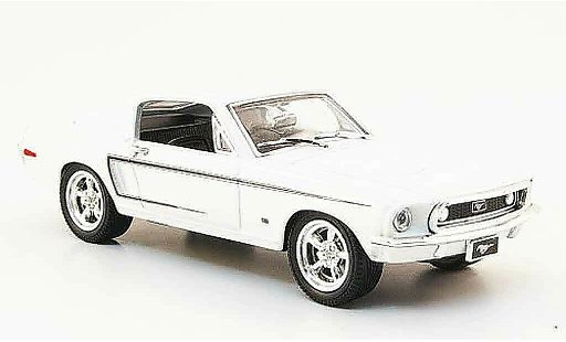 Ford Mustang Hardtop 1/43 Yat Ming weiss modellautos