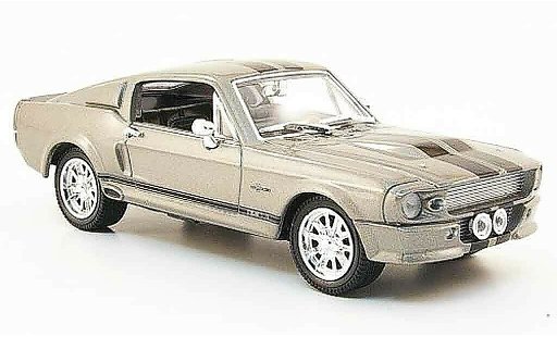 Shelby GT 500 1967 1/43 Yat Ming grau schwarz modellautos