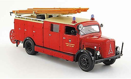 Magirus SLG Base 1/43 Yat Ming S 3000 Freiwillige pompier Stadt Neu Ulm 1941 modellautos