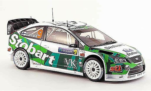 Ford Focus RS WRC 1/18 Sun Star no.9 dritter platz rallye irlande 2007 modellautos
