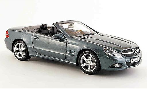 Mercedes Classe SL cabriolet 1/18 Minichamps (r 230) grau anthracite modellautos