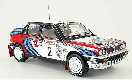 Lancia Delta HF Integrale 1/18 Sun Star 16v no.2 martini rallye gb 1991 modellautos