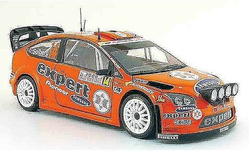 Ford Focus RS WRC 1/18 Sun Star no.14 expert rallye monte carlo 2008 modellautos