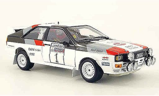 Audi Quattro rallye 1/18 Sun Star no.1 hertz sieger lombard 1982 modellautos