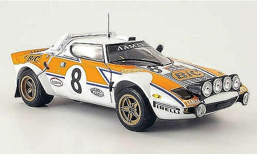 Lancia Stratos HF 1/18 Sun Star no.8 bic rallye grece 1978 modellautos