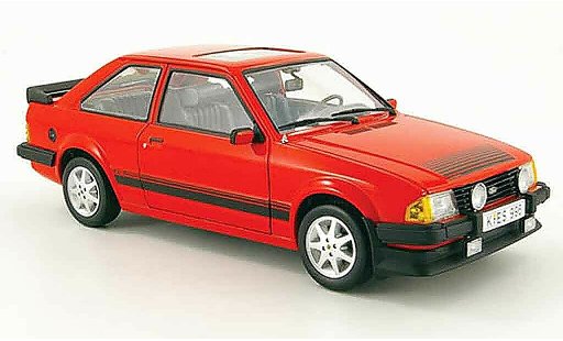Ford Escort RS 1600i 1/18 Sun Star rot 1983 modellautos