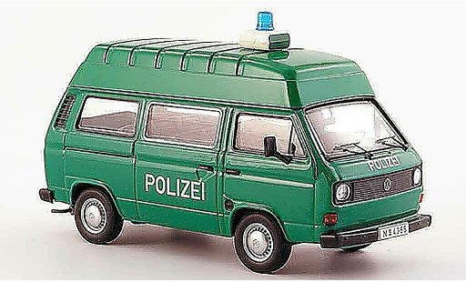 Volkswagen Combi Base 1/43 Premium Cls t 3 a hochraumbus police gr&Atilde;&frac14;n weiss modellautos