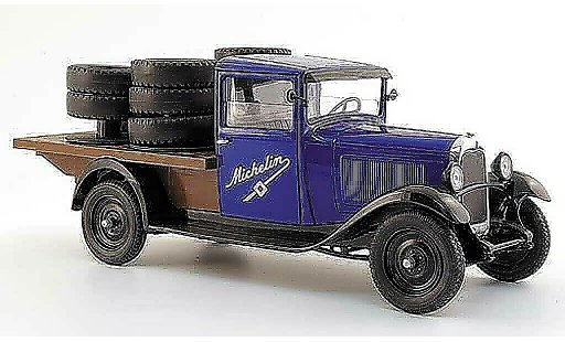 Citroen C4 1930 1/18 Solido pritsche michelin mit ladegut modellautos