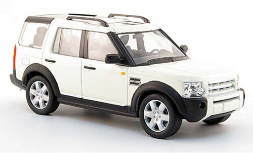 Land Rover Discovery Base 1/43 Solido 3 weiss/schwarz 2004 modellautos