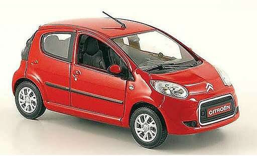 Citroen C1 Berline 1/43 Norev rot 2009 modellautos