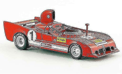 Alfa Romeo 33.3 sc12 1/43 M4 1976 sc 12 no.1 merzaio casoni coppa florio modellautos