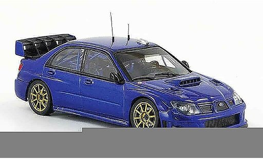 Subaru Impreza WRC 1/43 Autoart blau plain body version 2008 modellautos