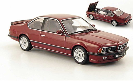 Bmw 635 CSi 1/43 Autoart M rot modellautos