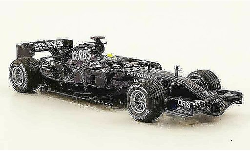 Toyota F1 Williams 1/43 Minichamps fw30 no.7 rbs n.rosberg 25. 27. februar 2008 modellautos
