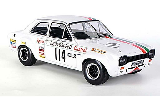 Ford Escort RS 1600 1/18 Minichamps Team Broadspeed Castrol J.Fitzpatrick Race of Champions Meeting 1971 modellautos