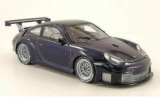 Porsche 911 GT3 RSR 1/18 Minichamps aco basic blau 2004 modellautos