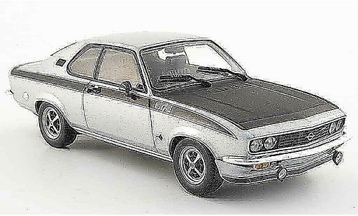 Opel Manta A 1/43 Minichamps gt e grau metallisee 1974 modellautos