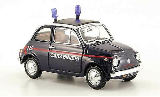 Fiat 500 C 1/43 Minichamps Carabinieri italienische police 1965 modellautos
