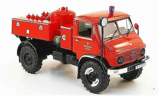 Mercedes Unimog 401-404 1/43 Minichamps 404 TroLF 750 pompier Berlin 1960 modellautos