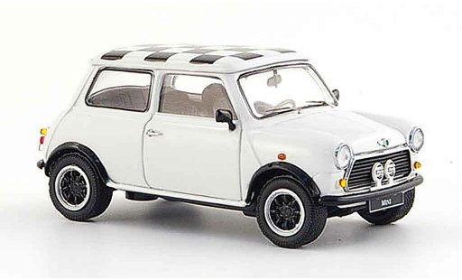 Austin Mini cooper 1/43 Schuco weiss 1990 modellautos