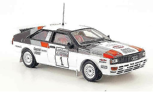 Audi Quattro rallye 1/43 Vitesse No.1 Mikkola Hertz Rally England 1982 modellautos