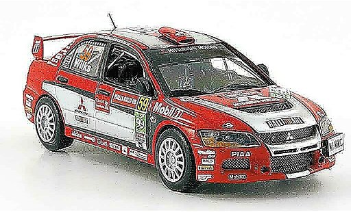 Mitsubishi Lancer Evolution IX 1/43 Vitesse Gr.N No. 59 PWRC Rally England 2007 modellautos