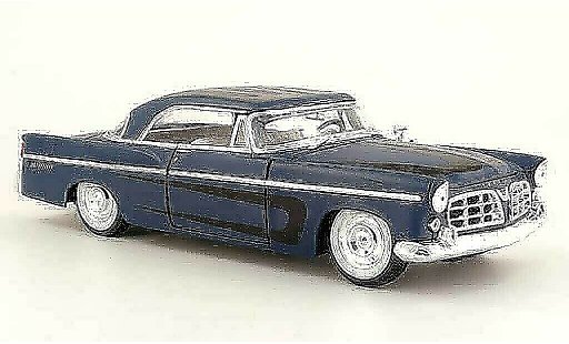 Chrysler 300B Coupe 1/18 Maisto blau mat et decor noir 1956 modellautos
