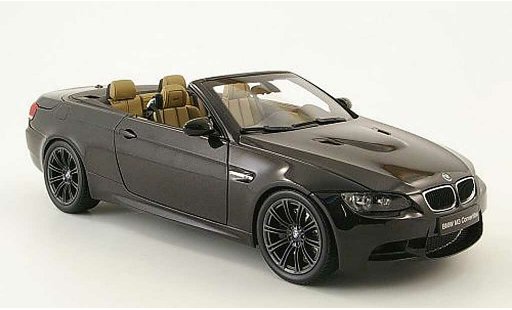 Bmw M3 Cabriolet 1/18 Welly E93 schwarz modellautos