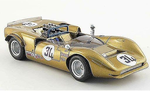 Lola T70 1968 1/43 Spark No.34 G.Folmer Laguna Seca modellautos