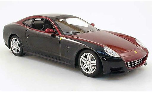 Ferrari 612 Sessanta 1/18 Hot Wheels schwarz/rot modellautos