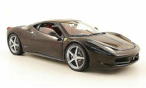 Ferrari 458 Italia 1/18 Hot Wheels Elite schwarz 2010 modellautos