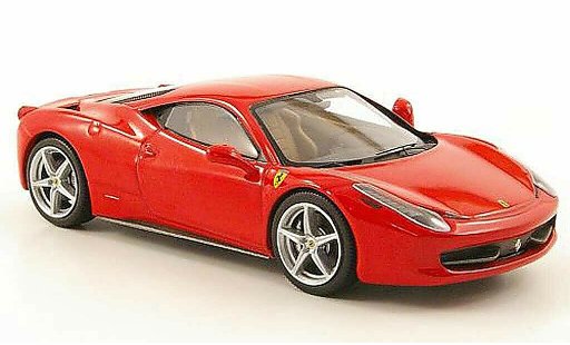 Ferrari 458 Italia 1/43 Hot Wheels Elite rot (Elite) 2009 modellautos