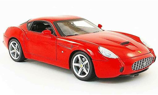 Ferrari 575 GTZ 1/18 Hot Wheels zagato rot modellautos