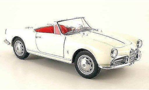 Alfa Romeo Giulietta spider 1/18 Autoart 1300 weiss 1955 modellautos