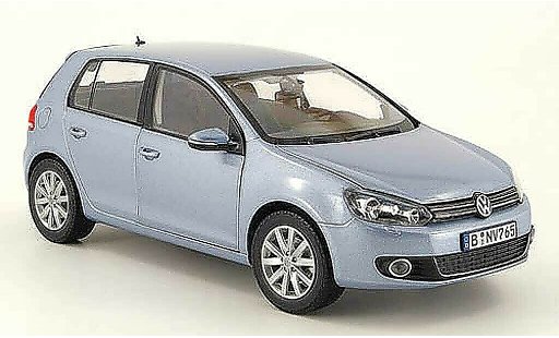 Volkswagen Golf GTI 1/18 Norev 2008 blau ciel 5 portes modellautos