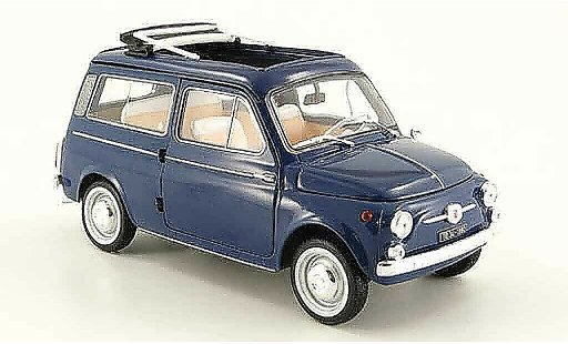 Fiat 500 Giardiniera 1/18 Norev blau 1960 modellautos