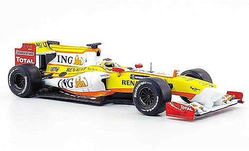 Renault F1 2009 1/43 Norev r 29 no.7 ing f.alonso modellautos