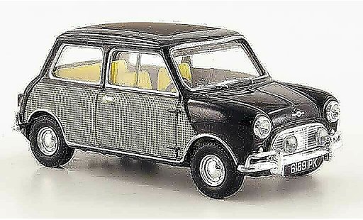 Austin Mini cooper 1/43 Vanguards MK I schwarz avec Dekor Peter Sellers modellautos