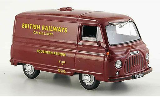 Morris J2 Van 1/43 Vanguards rot British Railways Region Sud 1962 modellautos