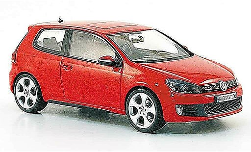 Volkswagen Golf GTI 1/43 Schuco rot 2009 modellautos