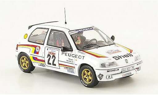 Peugeot 106 XSI 1/43 IXO No.22 Sport Rally Corse 1993 Panizzi modellautos