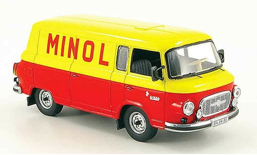 Barkas B 1000 fourgon 1/43 IST Models Kastenwagen Minol 1960 modellautos