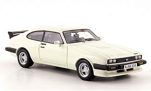 Ford Capri 2.8 Turbo 1/43 Neo MK III weiss 1981 modellautos