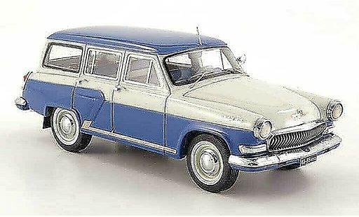 Wolga M22 Base 1/43 Neo blau/grau 1960 modellautos