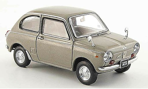 Subaru R2 Super Deluxe 1/43 Ebbro grau 1969 modellautos