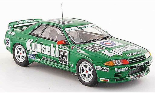 Nissan Skyline R32 1/43 Ebbro GT R Gr.A No.55 Kyoseki gr&Atilde;&frac14;n 1993 modellautos