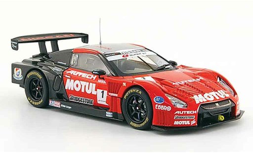 Nissan Skyline R35 1/43 Ebbro GT R No.1 Motul Autech Okayama Test 2009 modellautos