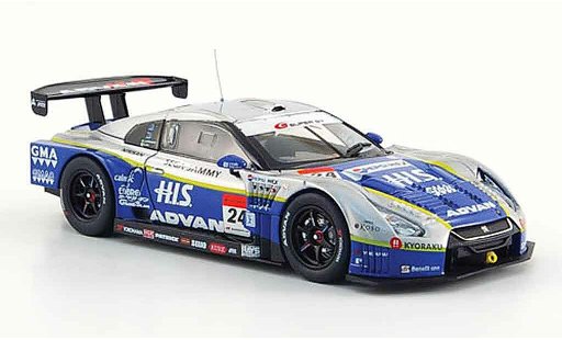 Nissan Skyline R35 1/43 Ebbro GT R No.24 HIS Advan Kondo Super GT 500 2009 modellautos