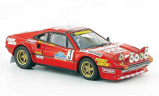 Ferrari 308 GTB 1/43 Best gr.4 no.3 andruet biche targa florio 1980 modellautos